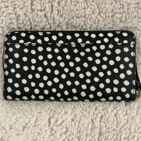 Kate Spade ♠️ Black Tote w/ Matching Wallet & Twilly - Picture 9 of 11